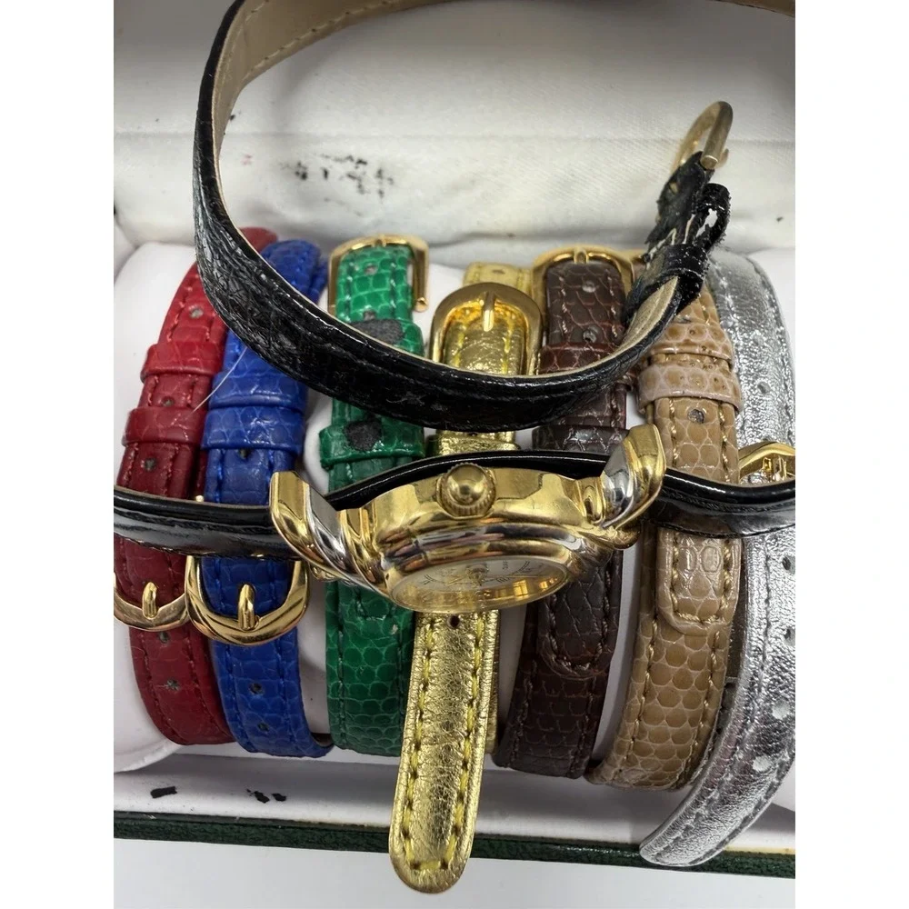 Pierre Jacquard Ladies Watch Replaceble Bands New Battery 20MM 6.5